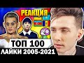 ХЕСУС СМОТРИТ: ТОП 100 ПЕСЕН по ЛАЙКАМ 2005-2021 | Лучшие клипы и хиты | PATRICK MUSIC | РЕАКЦИЯ