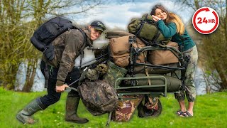 I Was My Girlfriends FISHING ASSISTANT For 24 Hours!