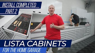 Lista Cabinets Home Garage Initial Thoughts  Day 2 Install Complete