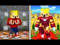 Evolucioné de SUPERHÉROE NOOB a SUPERHÉROE PRO en MINECRAFT