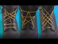 5 Creative Shoe Lace Styles | Shoe Lacing Tutorials