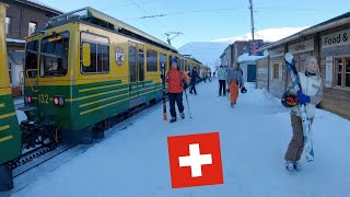 Train to Jungfraujoch Highest Railway Station of Europe, Switzerland