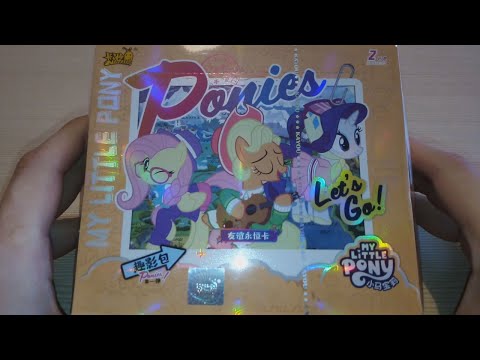 Видео: Распаковка карточек My little pony Let's Go! | 4