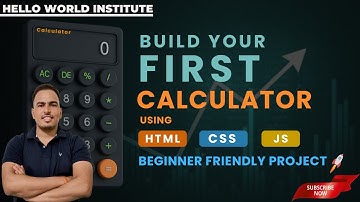 how to make a calculator using html css and javascript | learn Javascript tutorial | project|coding 