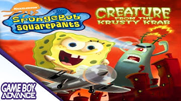 SpongeBob SquarePants Creature from the Krusty Krab (2006) Game Boy Advance Gameplay - No Commentary