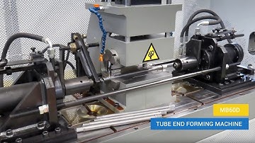 Tube End Forming Machine - Double head tube end former MB60D / Automotive industry | AMOB