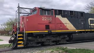 4/23/23 CN Train Q 116 RARE￼ K5HLB Horn on CN 2298!!