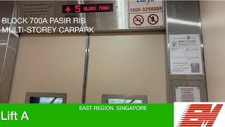 HDB Block 700A (MSCP) Pasir Ris || EM Elevator 🚘