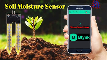 Nodemcu ESP8266 Soil Moisture |Water Plants Notification |Blynk