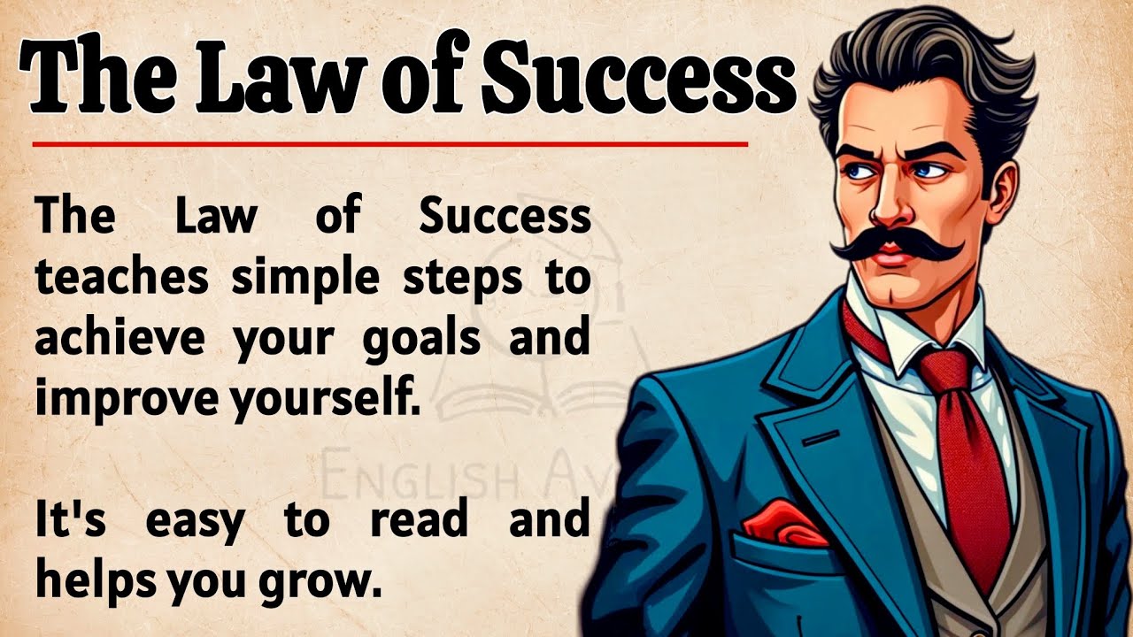 Outline Video The Law of Success | Key Principles For Achieving Your Dreams🔥| Graded Reader | Improve Your English