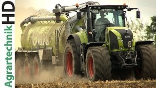 CLAAS AXION 940 Traktor | Kotte Garant Tridemfass | Gülleausbringung | AgrartechnikHD