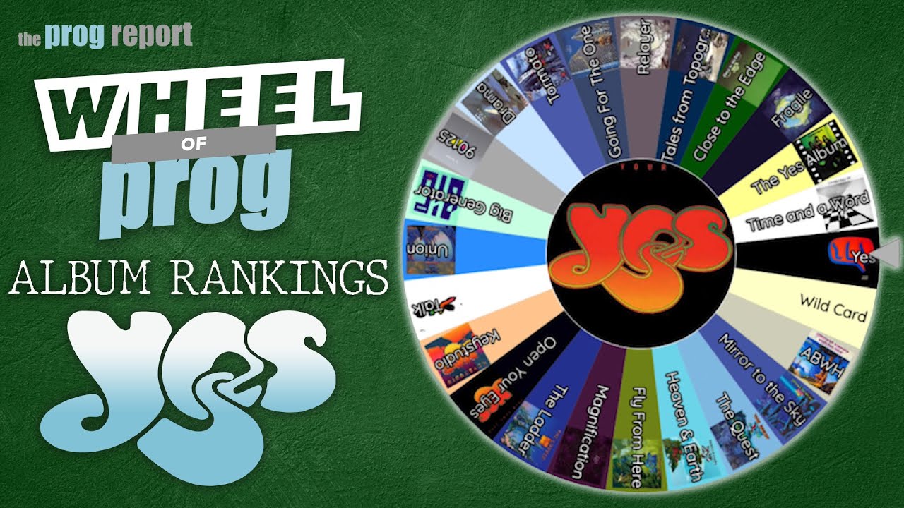 Wheel of Prog - Yes Albums Tier List (Ranking Yes Studio Albums)