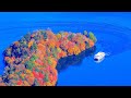 4K映像 絶景紅葉「奥日光の紅葉　中禅寺湖遊覧船Ⅱ　菖蒲ヶ浜～八丁出島～大使館別荘記念公園～立木観音」 美しい四季 秋 栃木県日光市 10月中旬 絶景自然風景 8K撮影