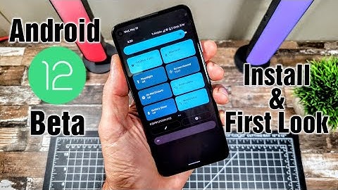Android 12 Beta | Install & First Look | Google Pixel 4A 5G. All New Design!
