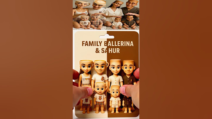 Unboxing Family Ballerina Capuchina &  Family Tung Tung Sahur