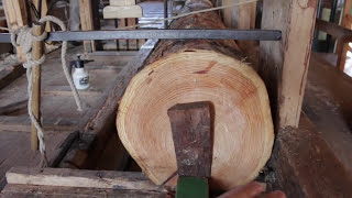 How A Wind Powered Sawmill Works AMAZING