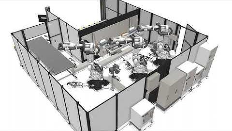 Industrial Production Enhancement with 3D Simulation of ABB Sport Welding Robot Station