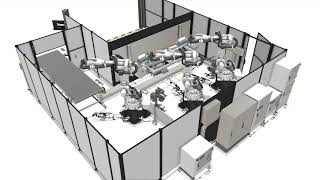 Industrial Production Enhancement with 3D Simulation of ABB Sport Welding Robot Station