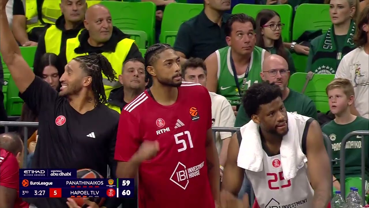 Panathinaikos OPAP Athens vs  Hapoel IBI Tel Aviv  Game Highlights