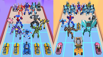 Merge Robot Monster Rampage : Merge Robot Rise Battle, Monster Cars Vs Robots Transformer