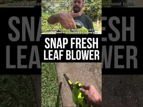 Amazon Snap Fresh 20V Cordless Leaf Blower and Charger