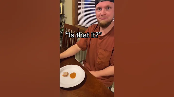 Giving my husband only a tiny bit of food to get his reaction 😂 @RegalNoise #funny #comedy #shorts