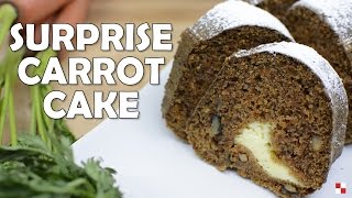 Slice the cake and surprise a friend with your delicious carrot cake.
full recipe \/ recipe: http://goo.gl/w4kdlc pin cake:...