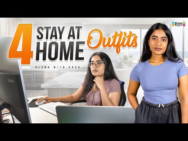 Stay-at-Home Style: 4 Comfortable and Chic Outfits for Cozy Days In! -  YouTube