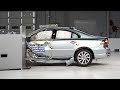 2014 Volvo S80 driver-side small overlap IIHS crash test