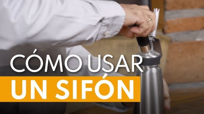 ICO Sifon Cocina de Aluminio para Nata Montada Casera, Sifon Cocina Espumas  y Dispensador de Crema Batida para Postres, Salsas, Aceites y Licores de  Infusión, 500ml : : Alimentación y bebidas