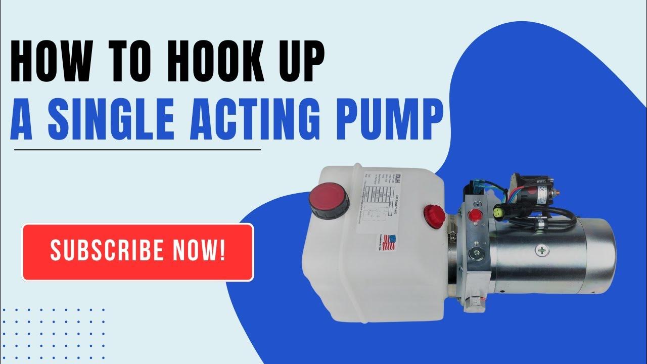 Single acting Pump - YouTube