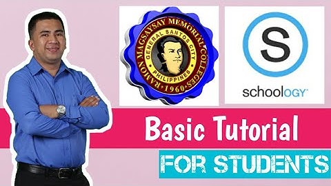 Schoology - Basic Tutorial for Students