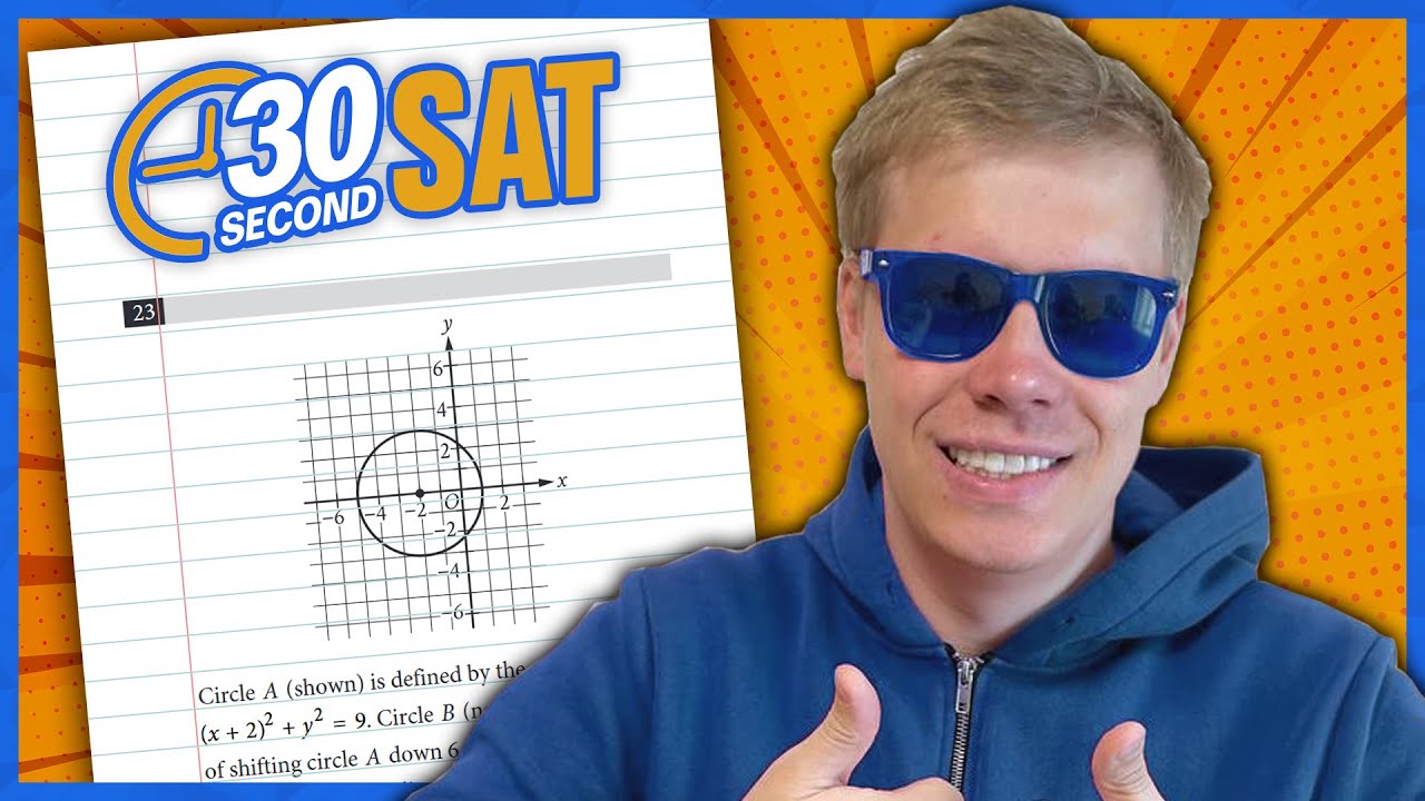 SAT | Test 6 Digital | Module 1 | Problem 23 - IN 30 SECONDS OR LESS ...