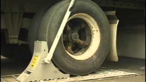 POWERCHOCK - Greater restraining force - Wheel restraint system