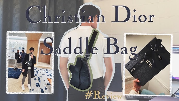 Dior Saddle Bag men style