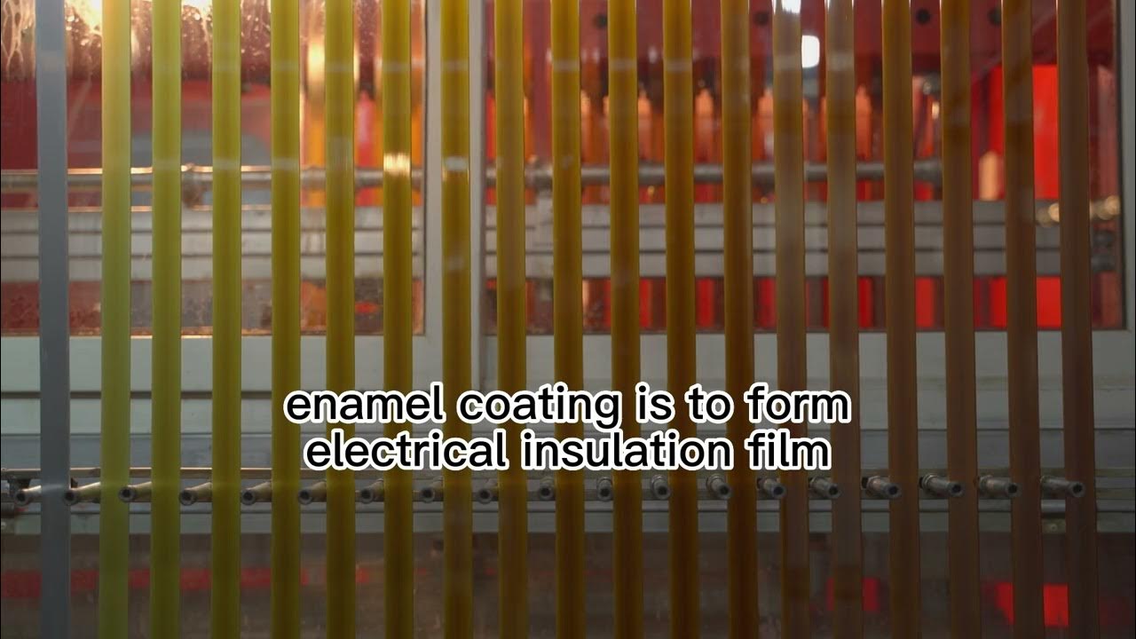 LP Industry Enameled Wire Production, Enamel Coating Process YouTube
