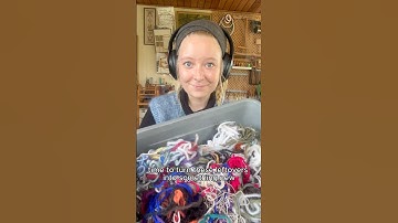 Spin New Yarn From Scraps With Me! 🧶