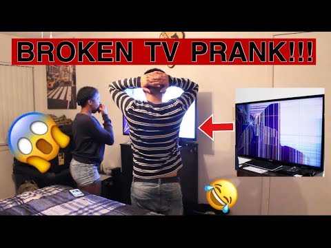 broken-tv-prank-on-luis-|-he-almost-cried