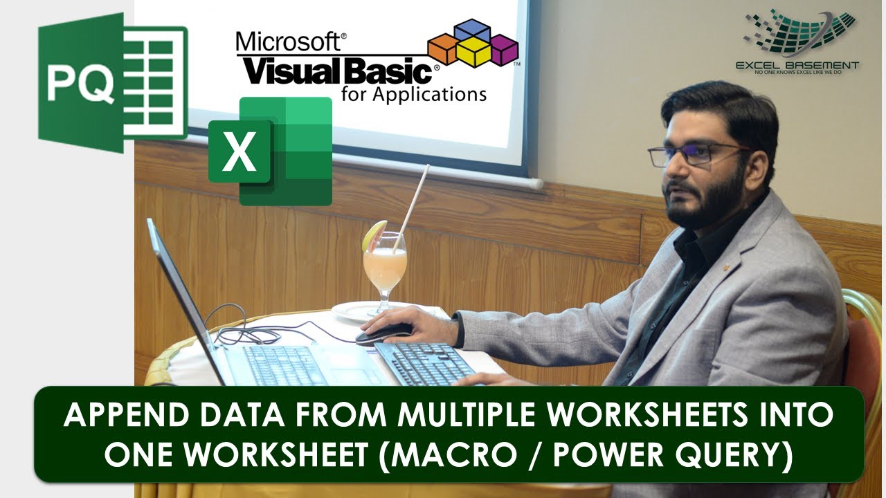  Append Data From Multiple Worksheets Into One Worksheet In Microsoft Excel Macro Power Query 