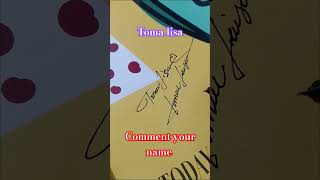 name stylish signature ideas 😱 comment your name #shortvideo #shorts #signature #calligraphy #logo