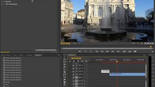 Adobe Premiere Pro - very short example of video dissolve