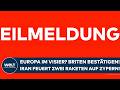 KRIEG IN NAHOST: Rückt Europa ins Visier? Briten bestätigen! Iran feuert zwei Raketen auf Zypern!