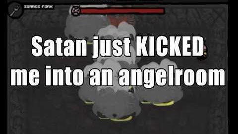 Kicked by Satan into the Angel room! - Binding of Isaac