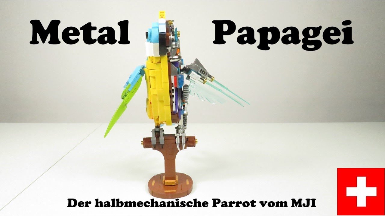 MJI - 13052 - Mechanical Parrot / Papagei halbmechanisch - Nur echt mit 21 Farben - Review