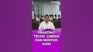Prabowo ke Gibran & Menteri: Yang Muda Tunggu Dulu!