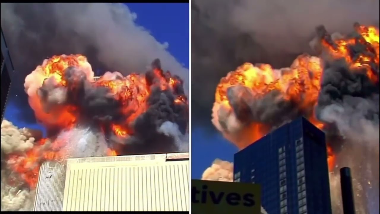 Keith Behrle and Scott Myers, second plane UA 175, synced footages 9/11 (taken from Reddit)