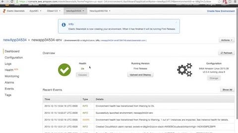 AWS Elastic Beanstalk - 2 minute drill!