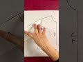 Drawing different sleeve angles- gusset sleeve #sewing - New course for 2023 👇️