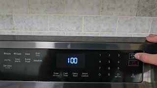 How To Set The Time On A Samsung Stove!