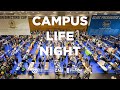 Gvsu campus life night winter 2023